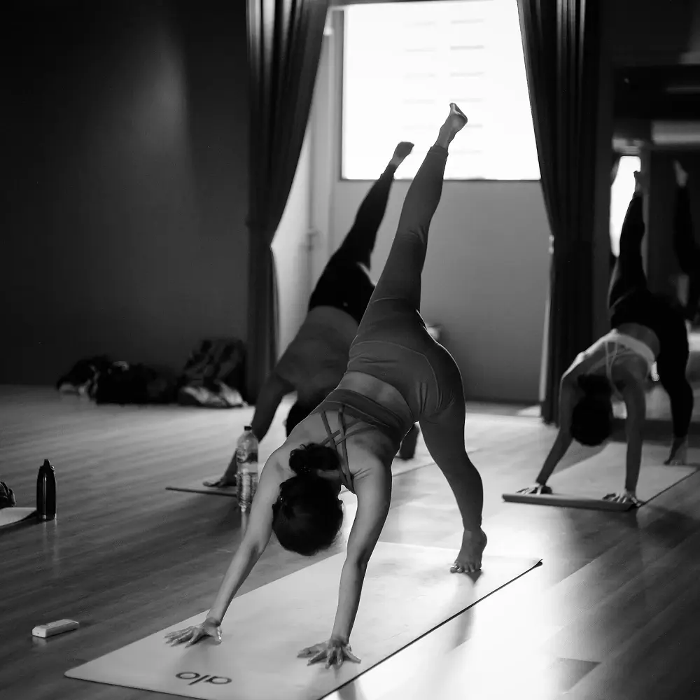 Pilates Matta i vår privata hemmastudio